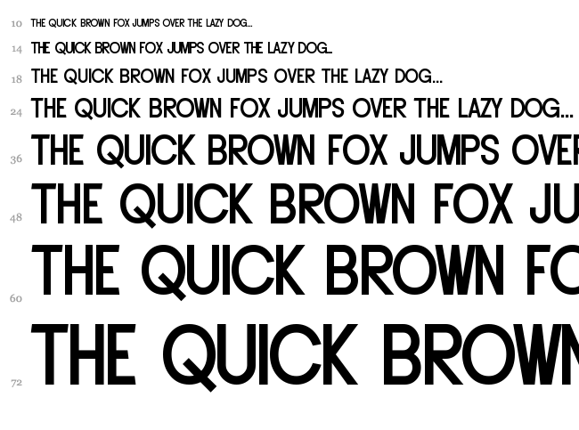 Buttacup font waterfall